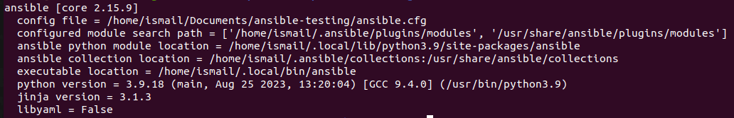 ansible-version