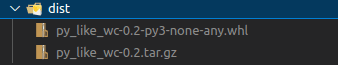 python-dist-folder